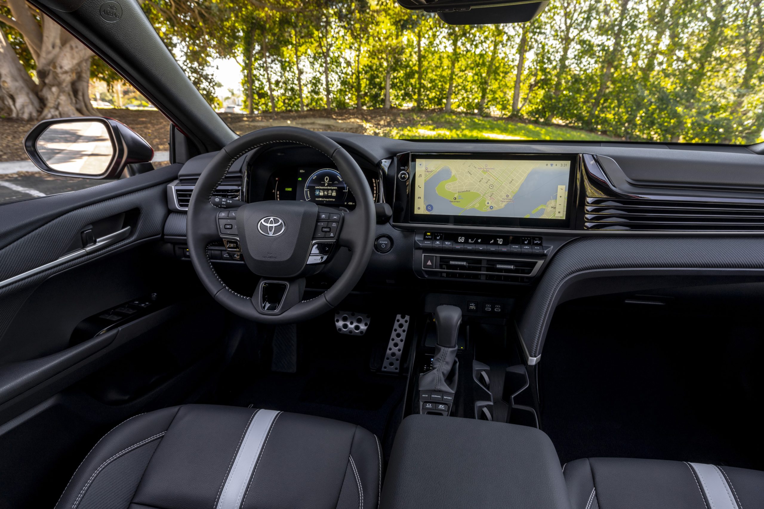 2026 Toyota Camry interior featuring touchscreen display and advanced technology interface