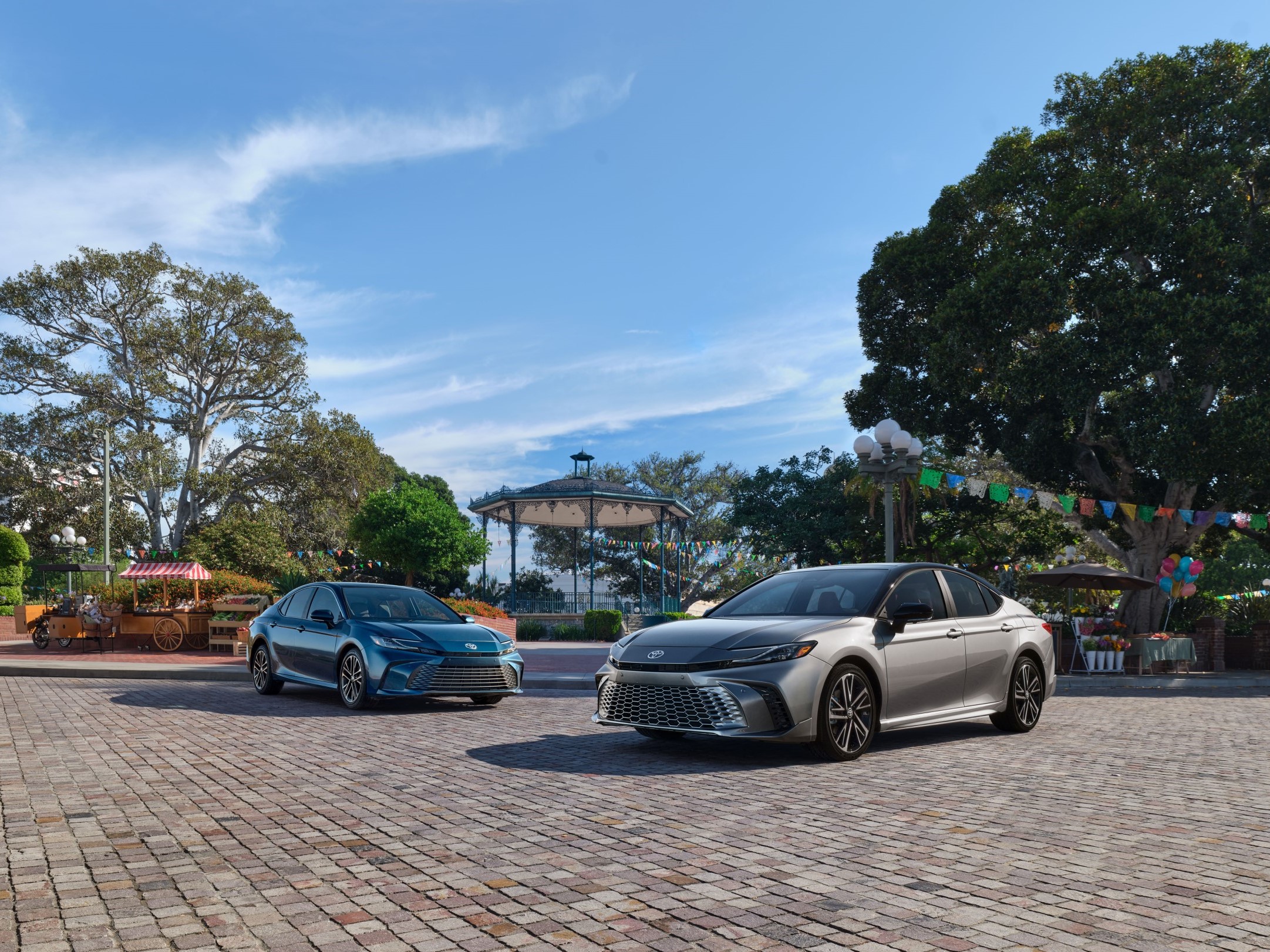 2026 Toyota Camry parked showcasing exterior design and color options