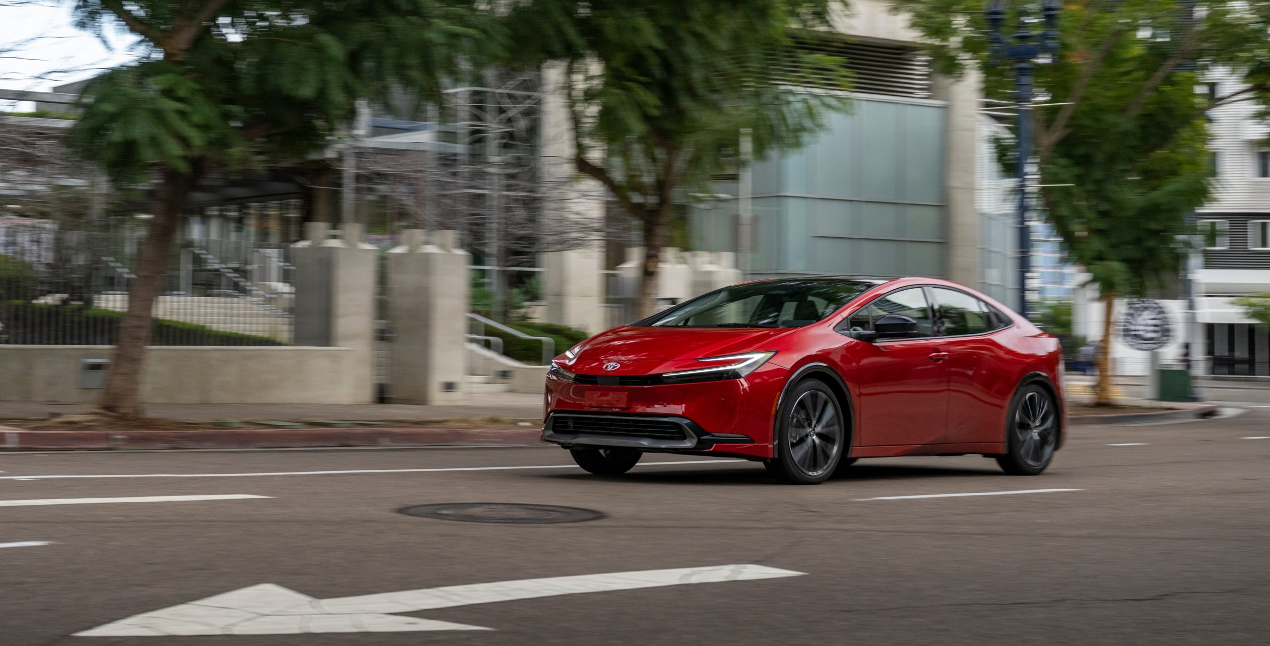 2026 Toyota Prius in red