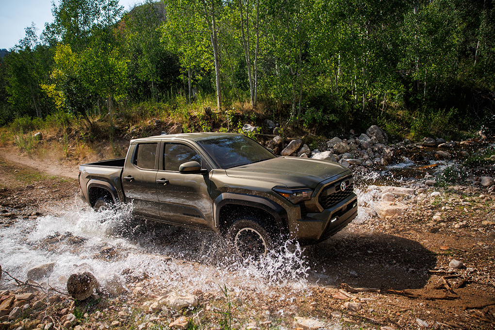 TRD Off Road on rugged terrain
