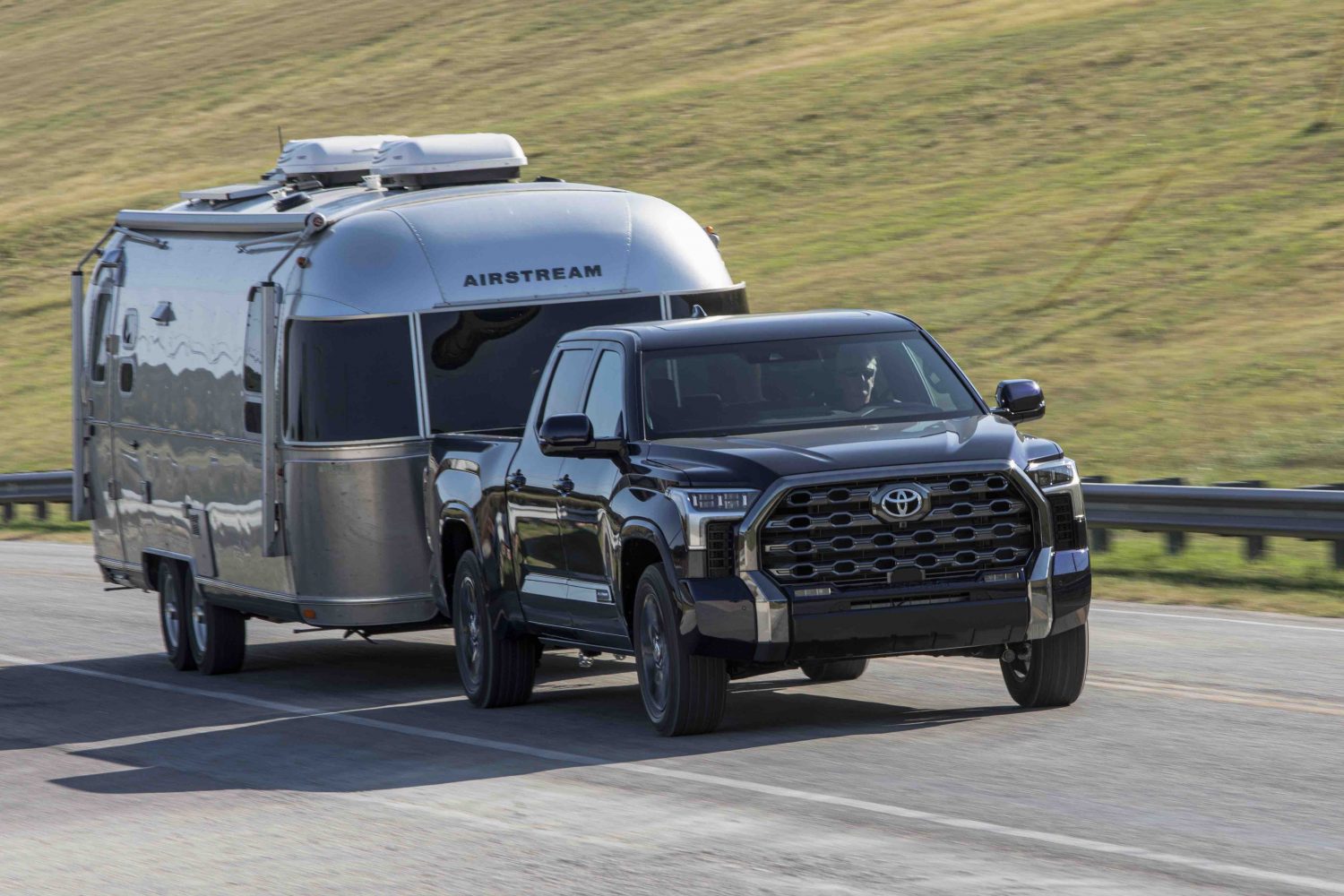 2026 Toyota Tundra towing a camper
