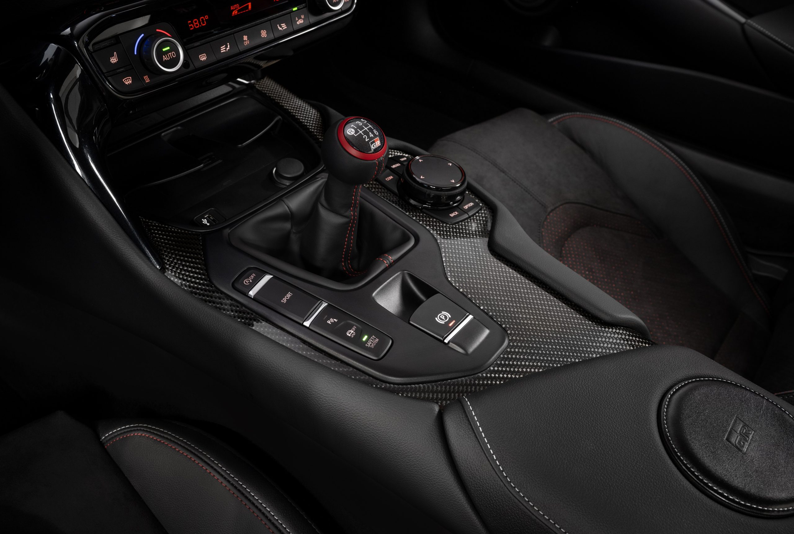 Parking brake on a manual car