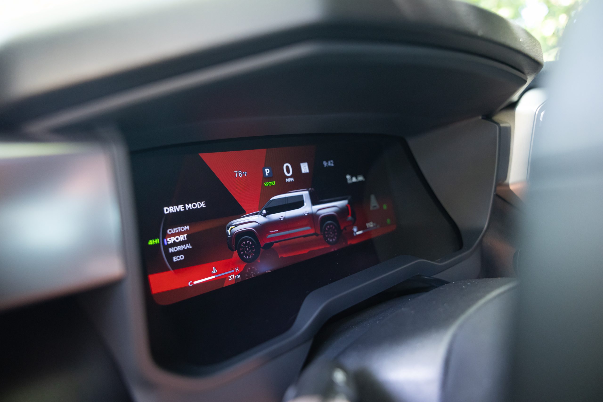 2027 Toyota Tundra Digital Gauge