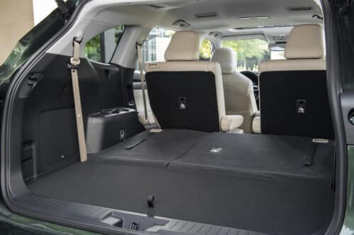 2024 Toyota Highlander cargo capacity