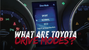 Toyota drive modes