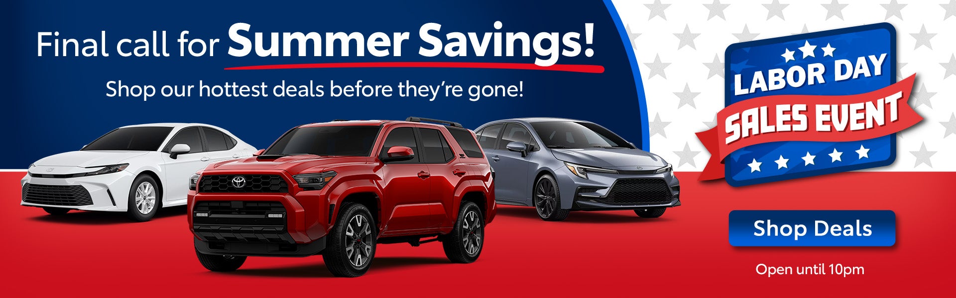 Toyota deals Labor Day Clermont