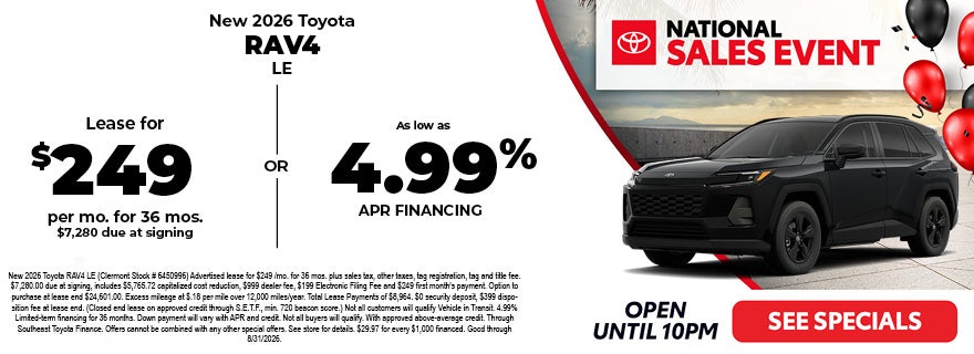 Toyota RAV4 in Clermont FL