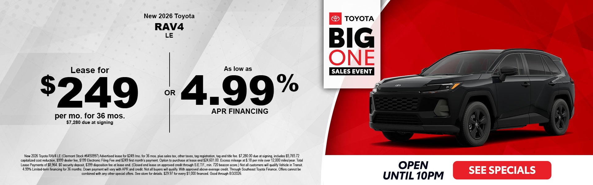 Clermont Toyota RAV4 deals
