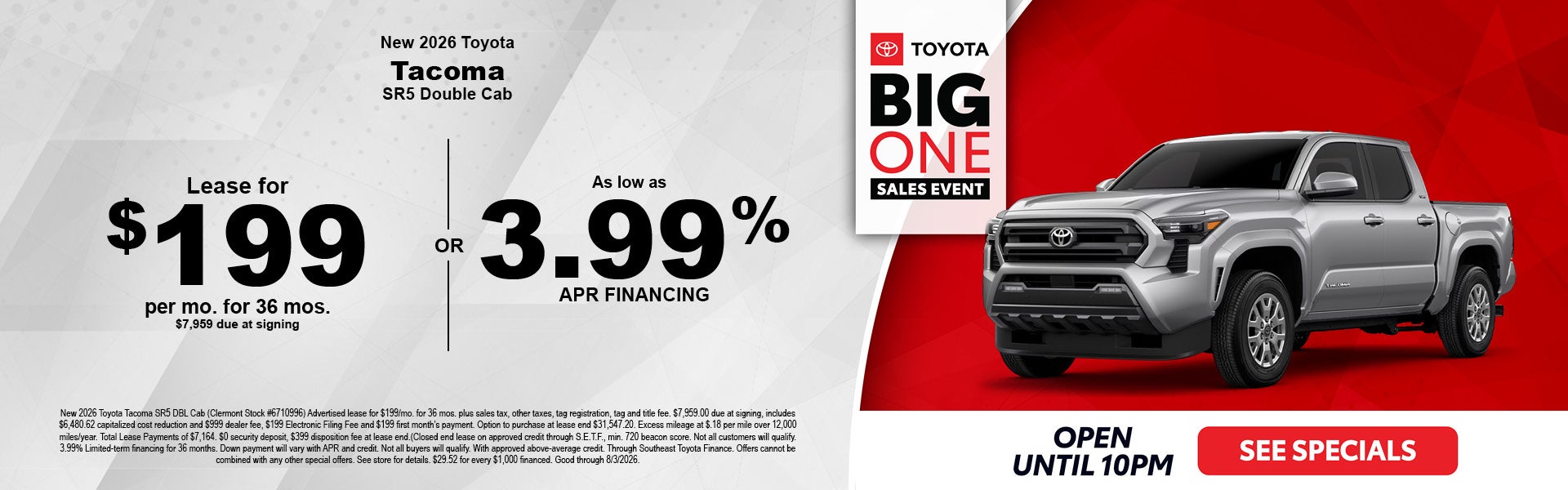 Clermont Toyota Tacoma deals