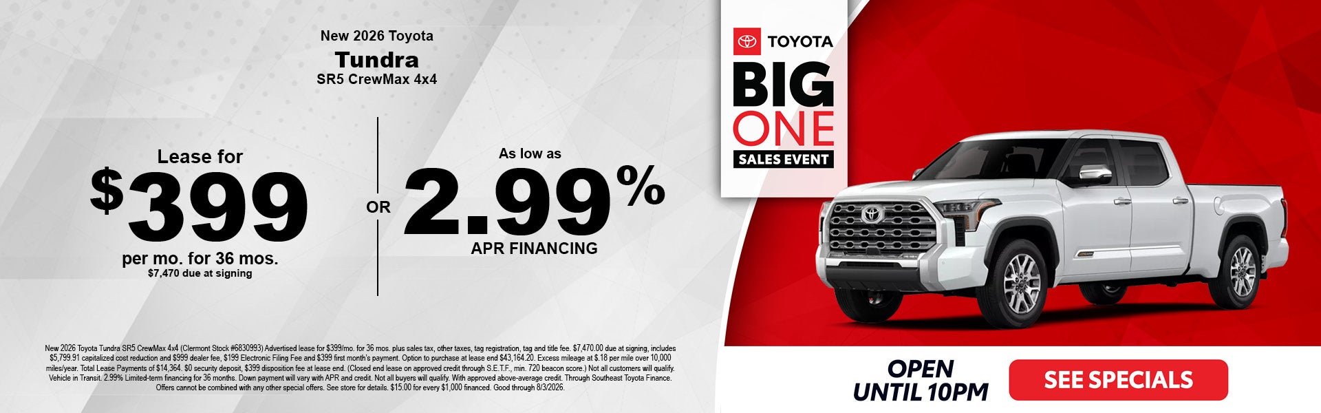 Clermont Toyota Tundra deals