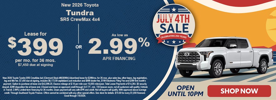 Clermont Toyota Tundra discounts