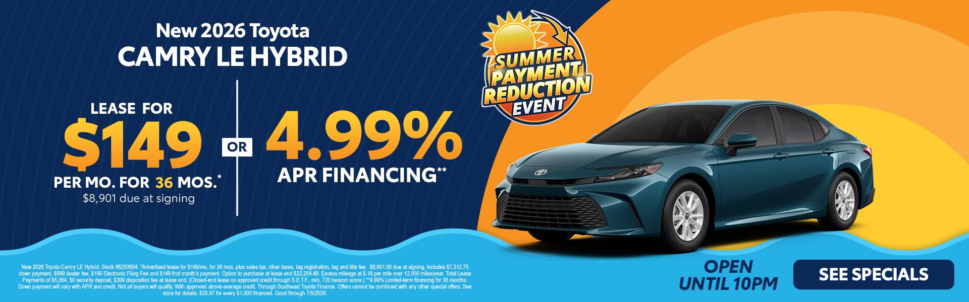 2026 Camry discounts
