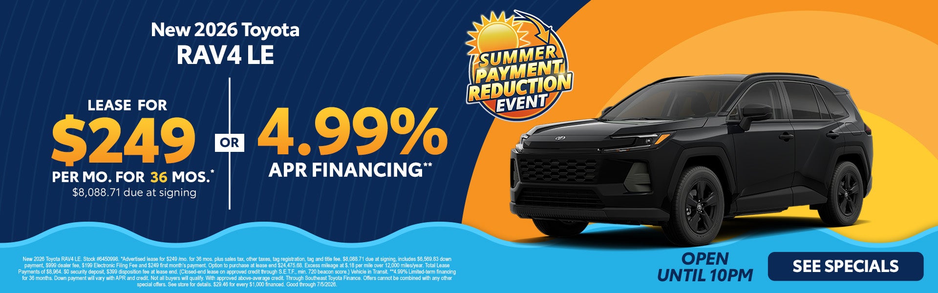 2026 RAV4 discounts