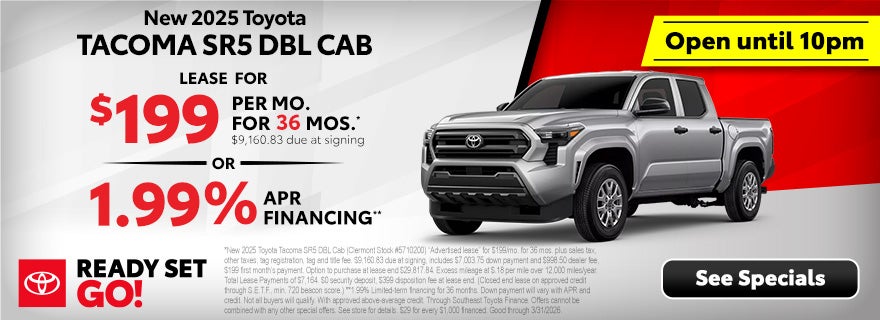 Toyota Tacoma specials in Clermont FL