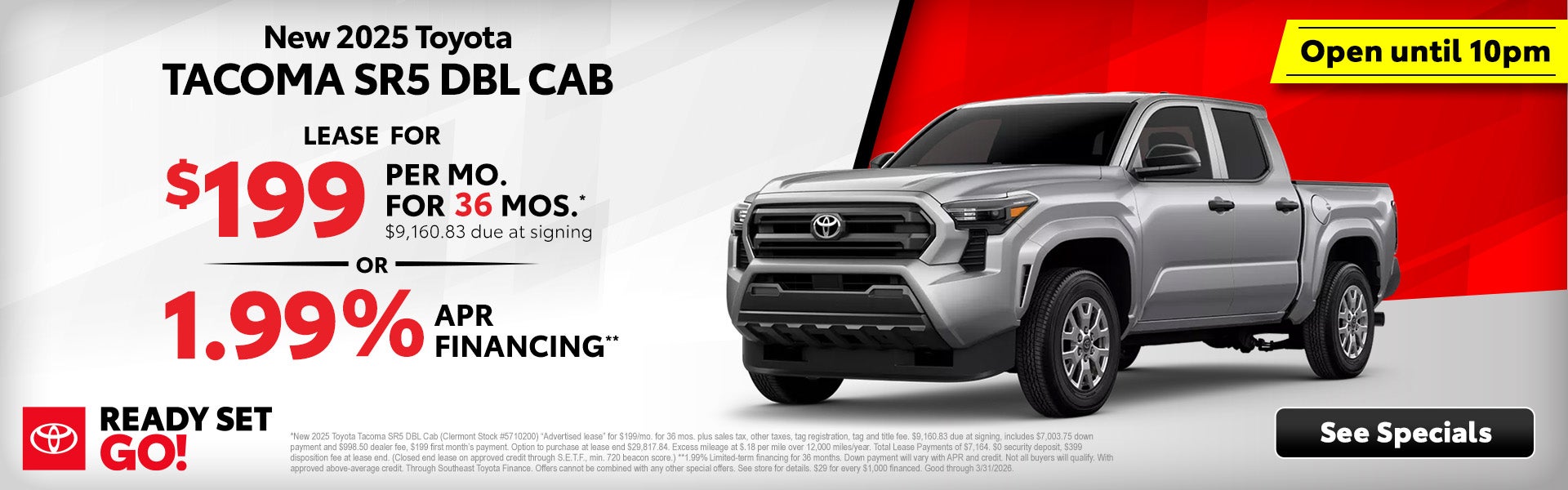 Toyota Tacoma deals