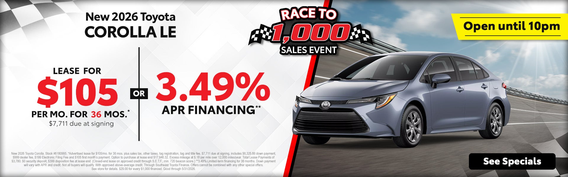 2026 Toyota Corolla deals