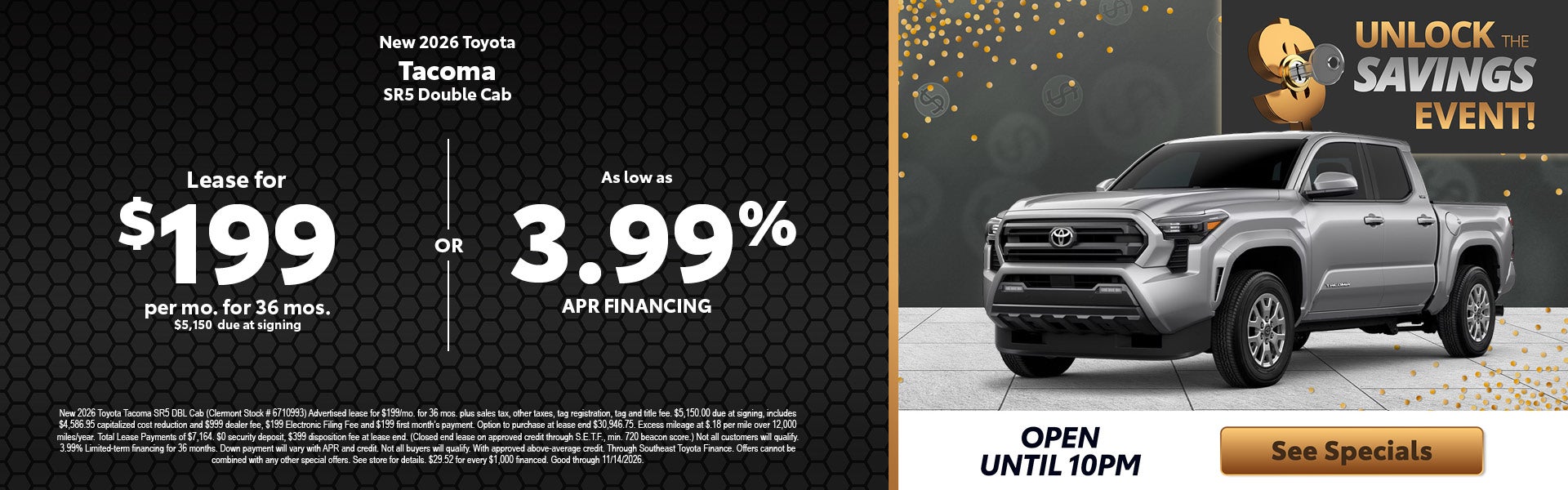 2026 Toyota Tacoma deals