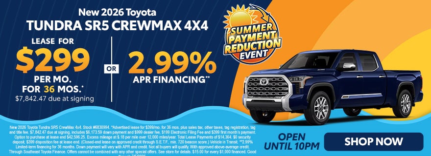 Toyota Tundra sale near Leesburg