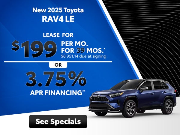 New 2025 Toyota RAV4 LE