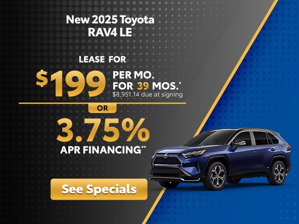 New 2025 Toyota RAV4 LE