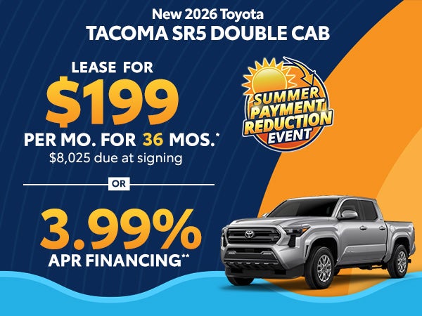 New 2026 Toyota Tacoma SR5 Double Cab