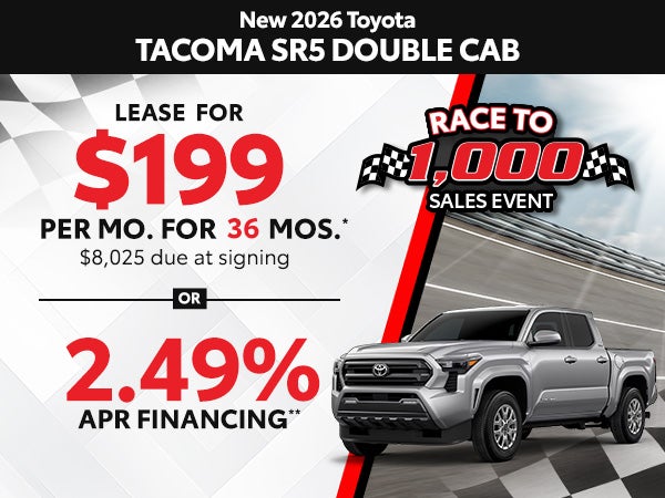 New 2026 Toyota Tacoma SR5 Double Cab