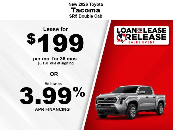 New 2026 Toyota Tacoma SR5 Double Cab